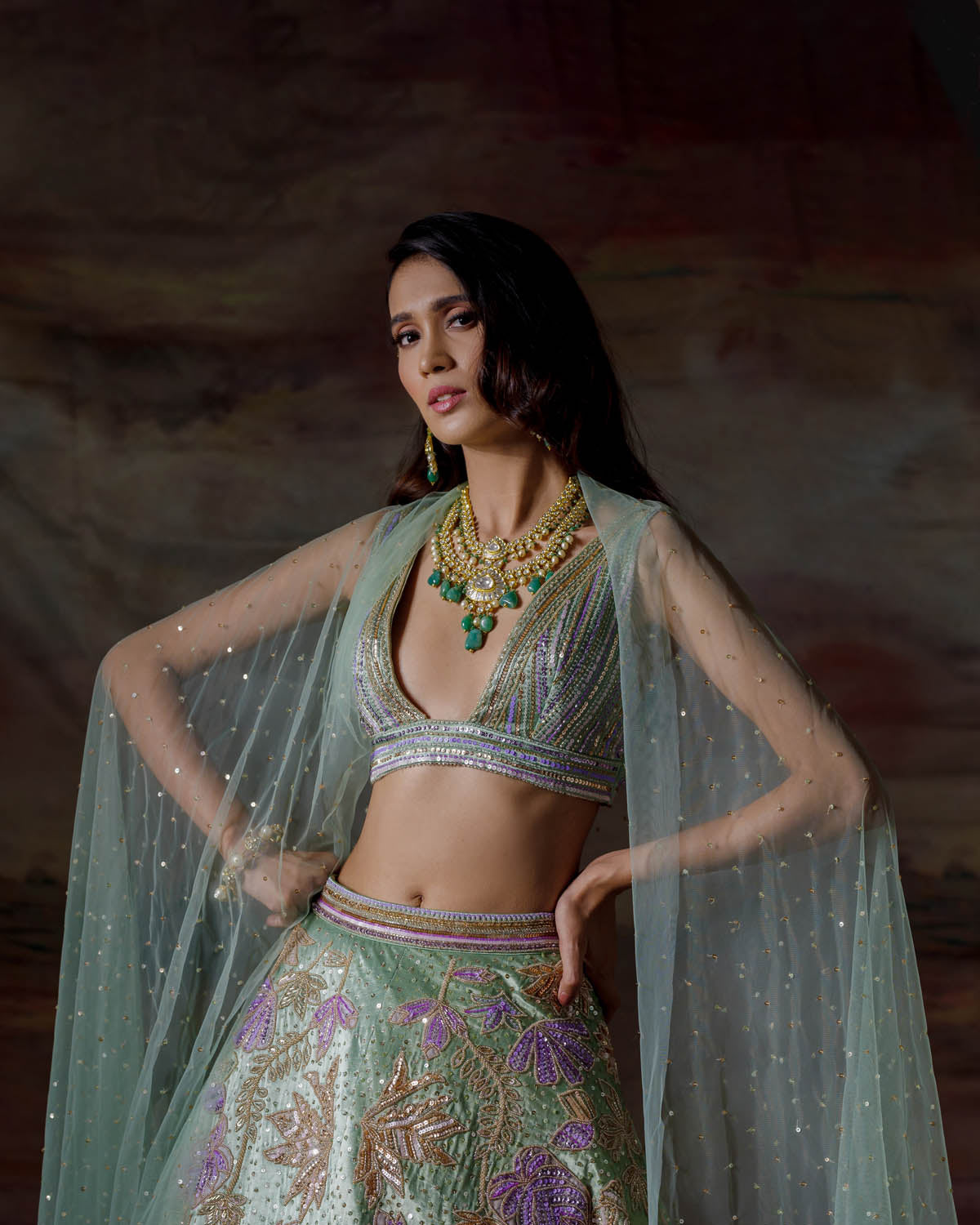 Spring Garden Lehenga