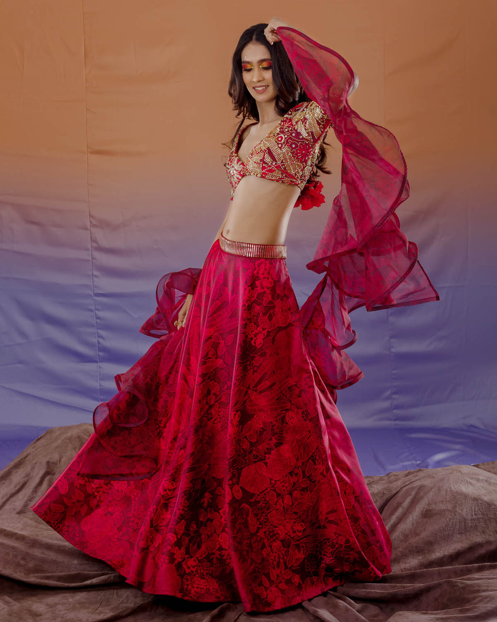 Ruhani Gul Lehenga