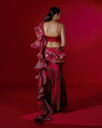 Jelly Fish Drape Saree