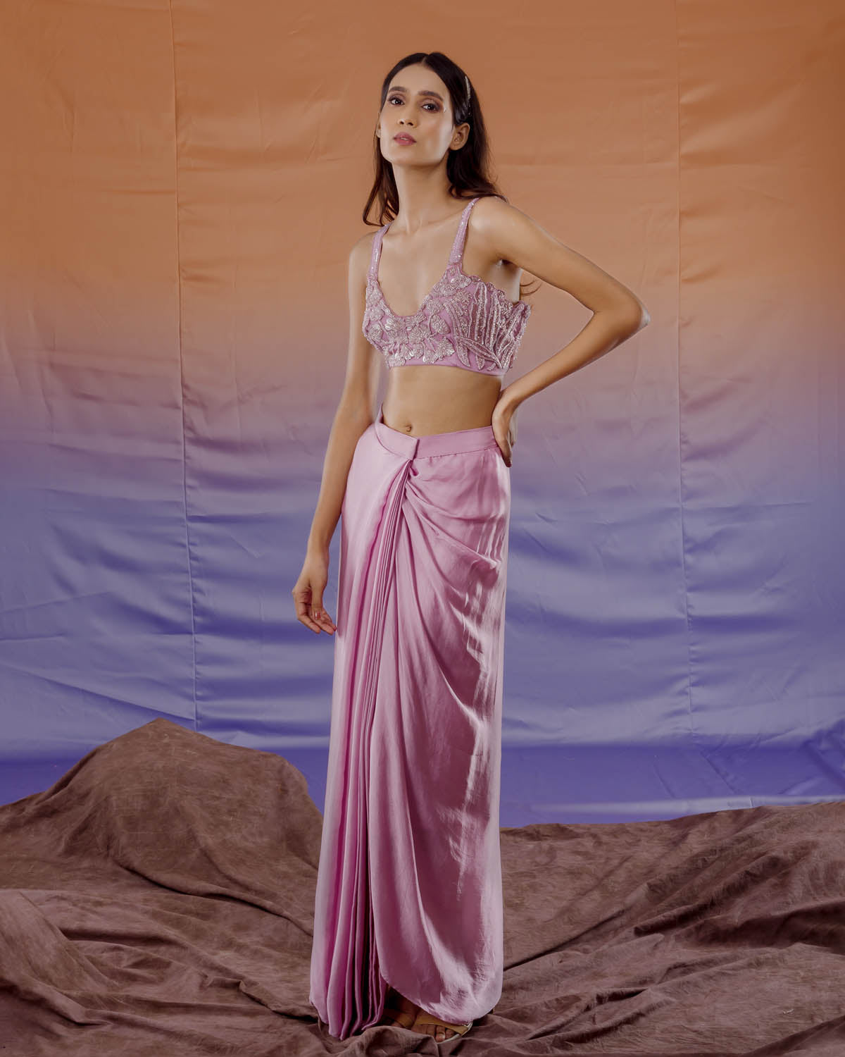 Sorella Flamingo Lehenga