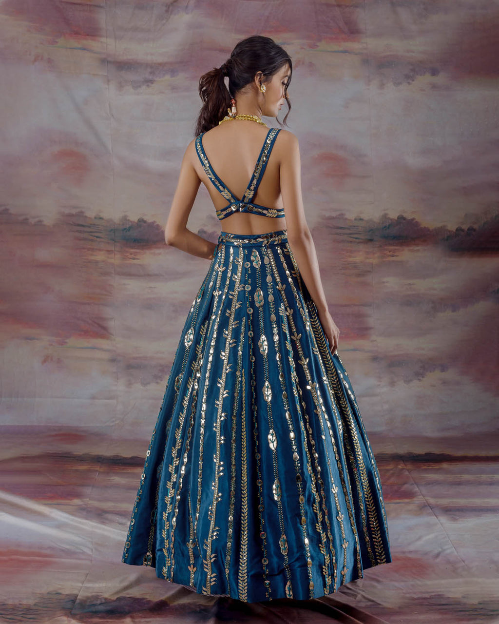 Night Sky Lehenga