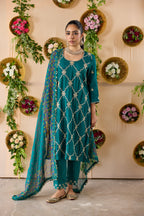 Jali Trellis Kurta Set