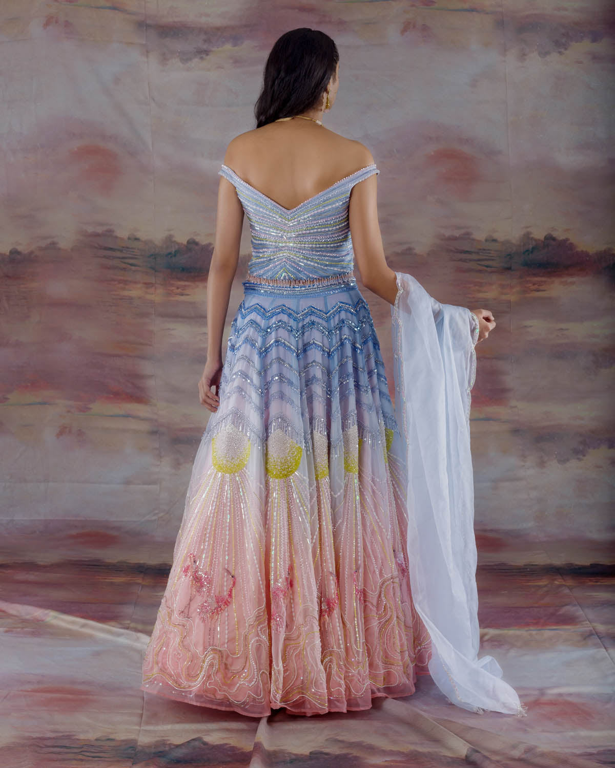 Sunrise Lehenga