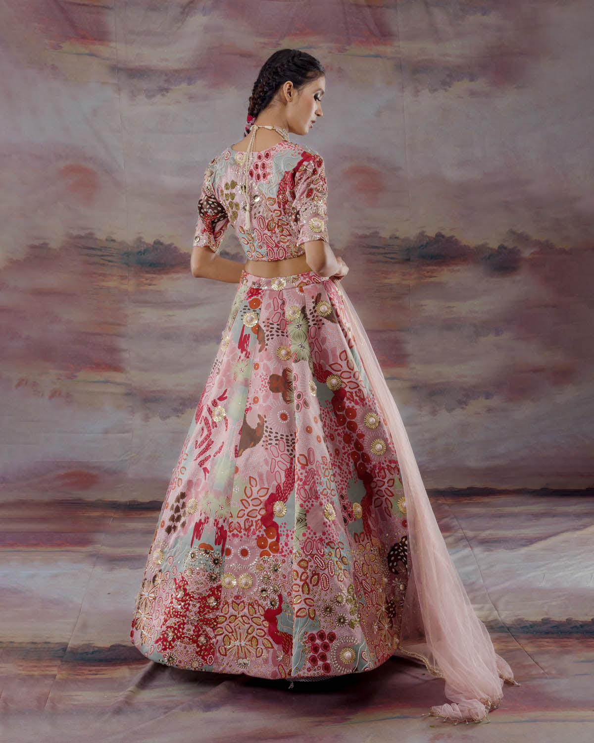 Heaven Of Corals Lehenga