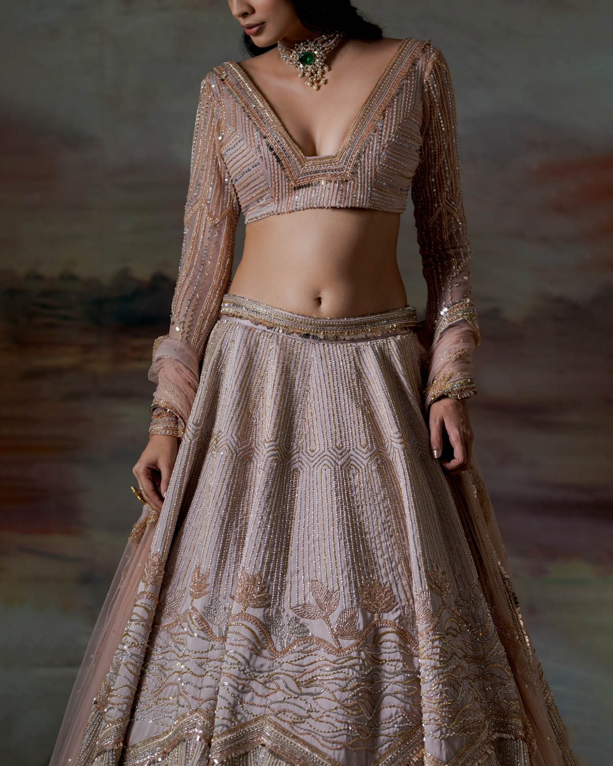 Blush Sand Lehenga