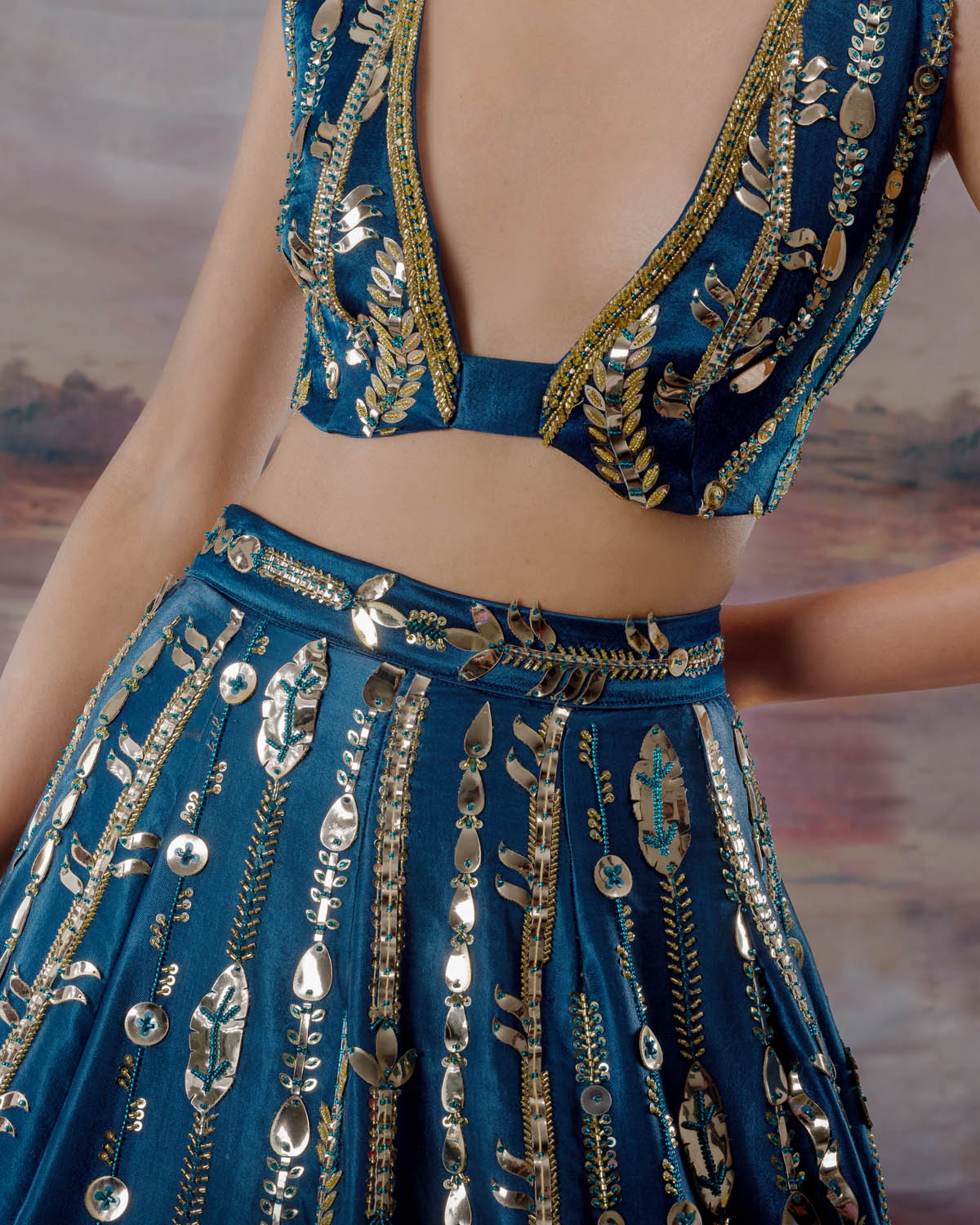 Night Sky Lehenga