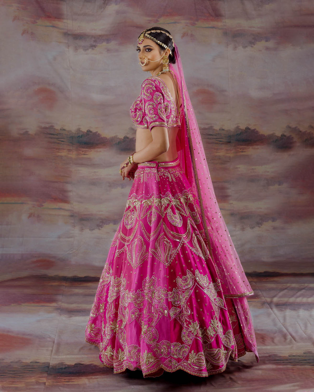 Cherry Blossom Lehenga