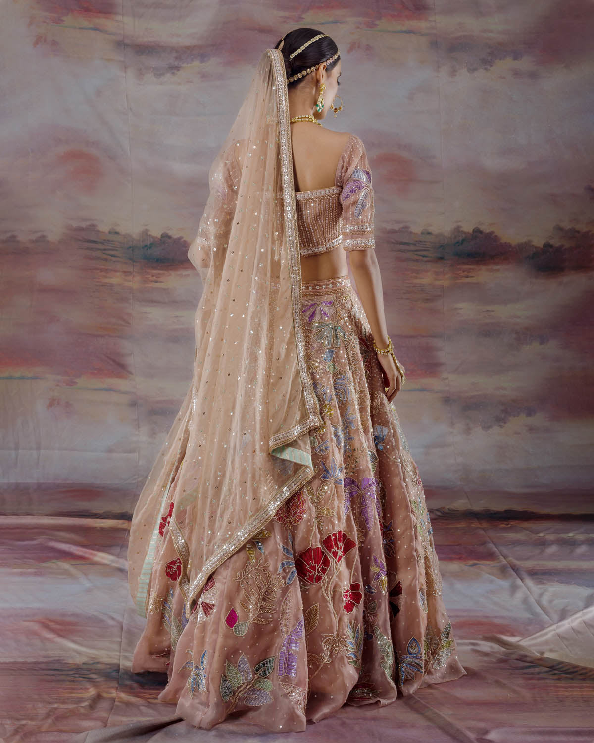 Valley Of Flowers Lehenga