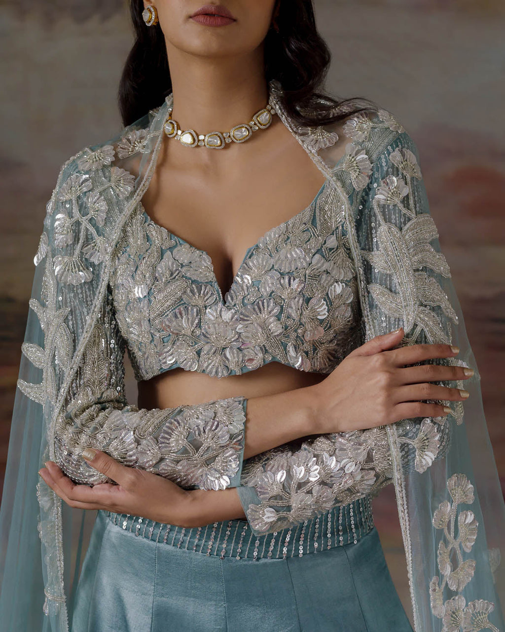 Sea Shell Lehenga