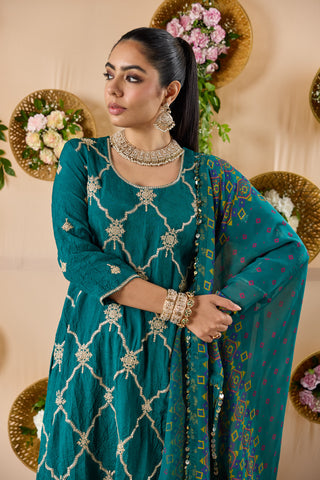 Jali Trellis Kurta Set
