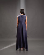 Noir Flame Graphite Gown