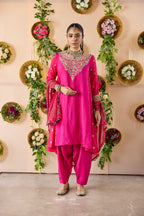 Khushnama Color Block Kurta Set