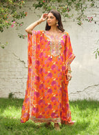 Bhavya Mirror Kaftan