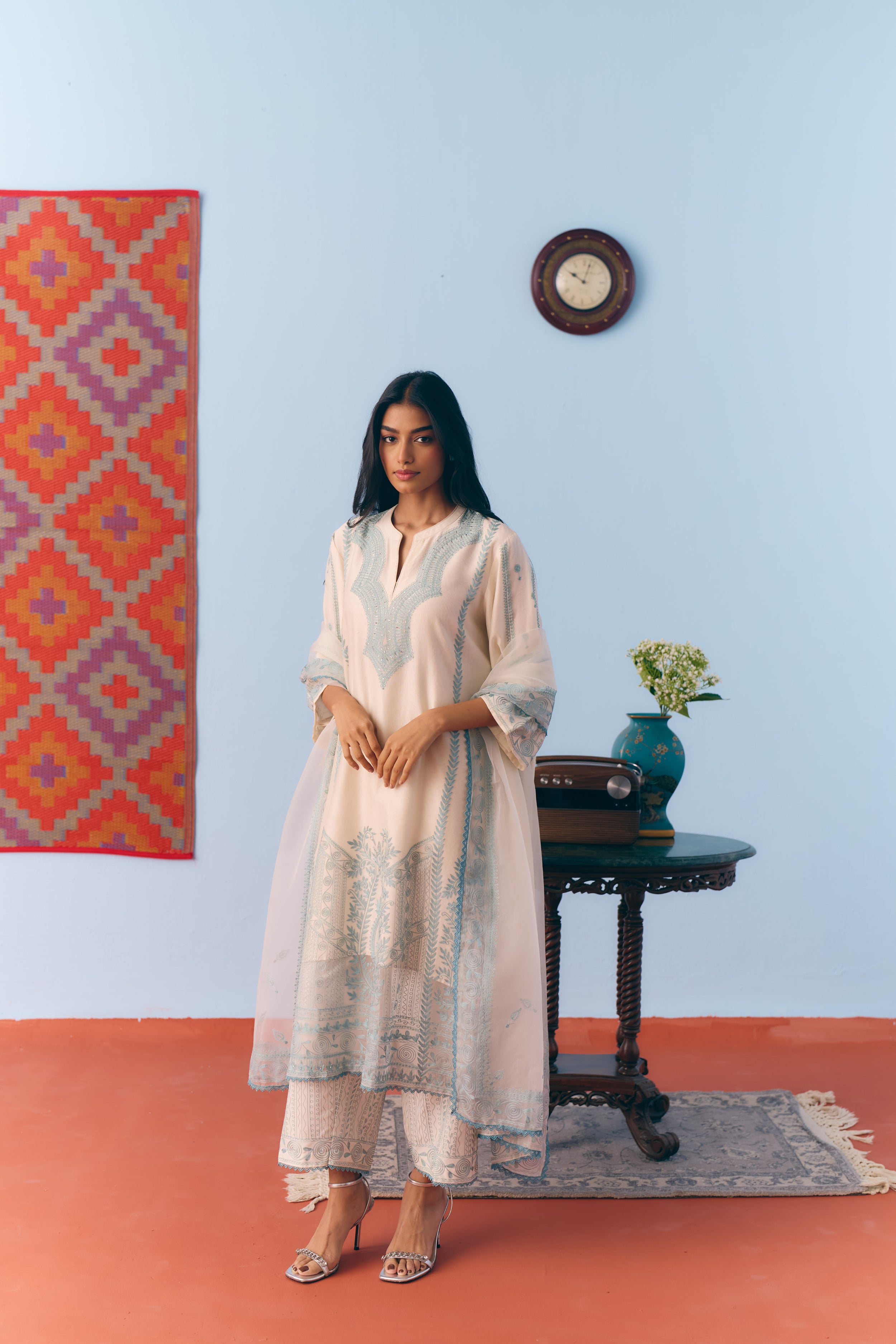 Neel Kashi Kurta Set
