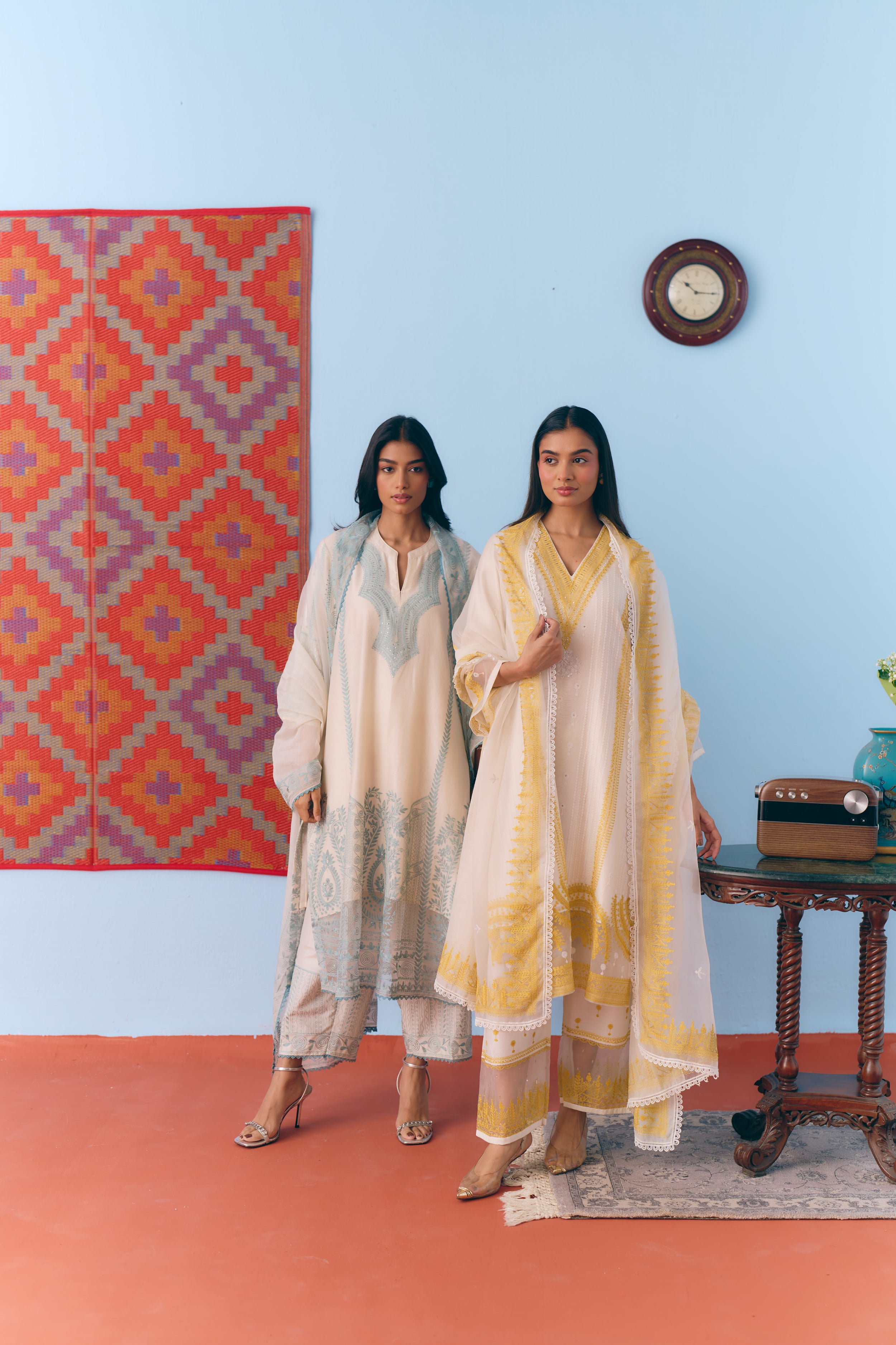 Neel Kashi Kurta Set