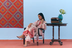 Laal Phulkari Kurta Set