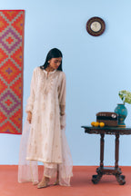 Kiran Chanderi Kurta Set