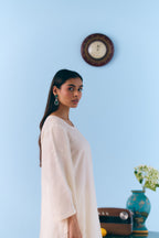 Dhawala Organza Kurta Set