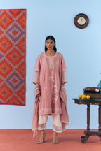 Champa Chanderi Kurta Set