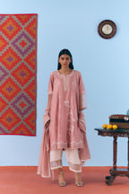 Champa Chanderi Kurta Set