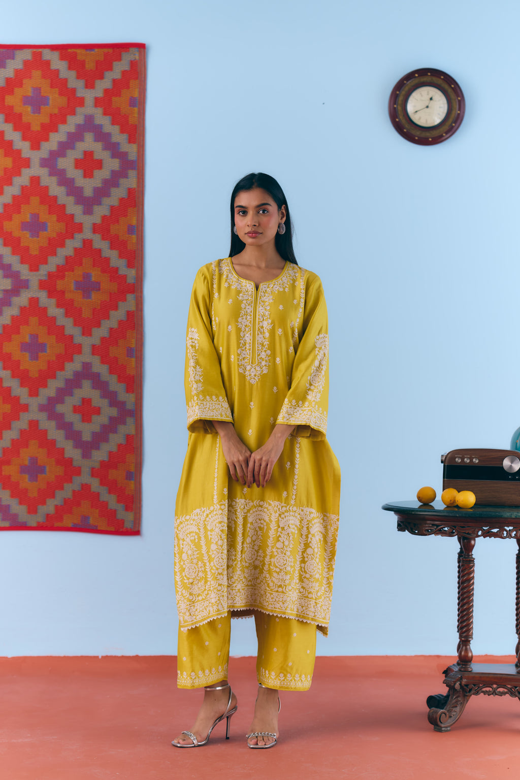 Parchhain Chanderi Kurta Set