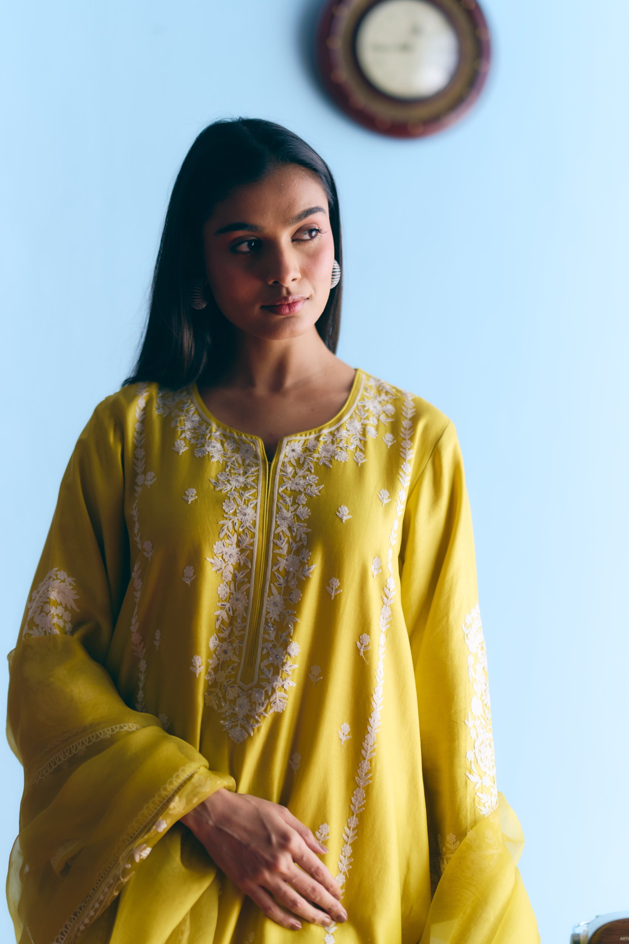 Parchhain Chanderi Kurta Set