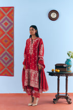 Gulaal Chanderi Kurta Set