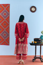 Gulaal Chanderi Kurta Set
