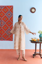 Shikargah Chanderi Kurta Set