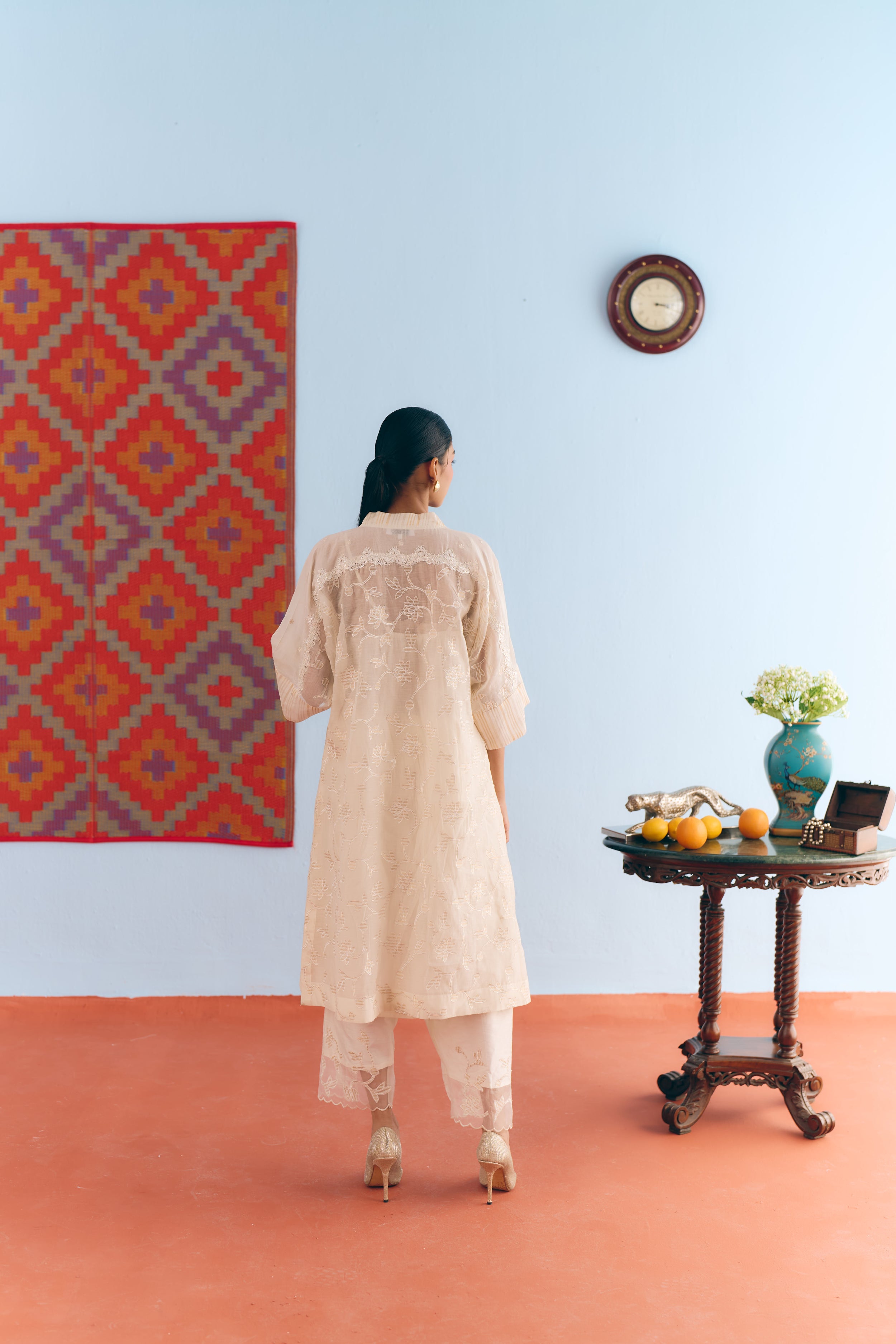 Baagh Chanderi Kurta Set