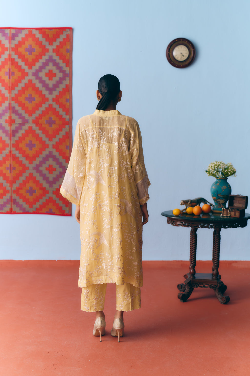 Dhoop Chanderi Kurta Set