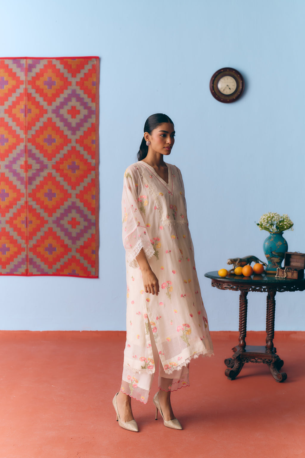 Guldasta Chanderi Kurta Set
