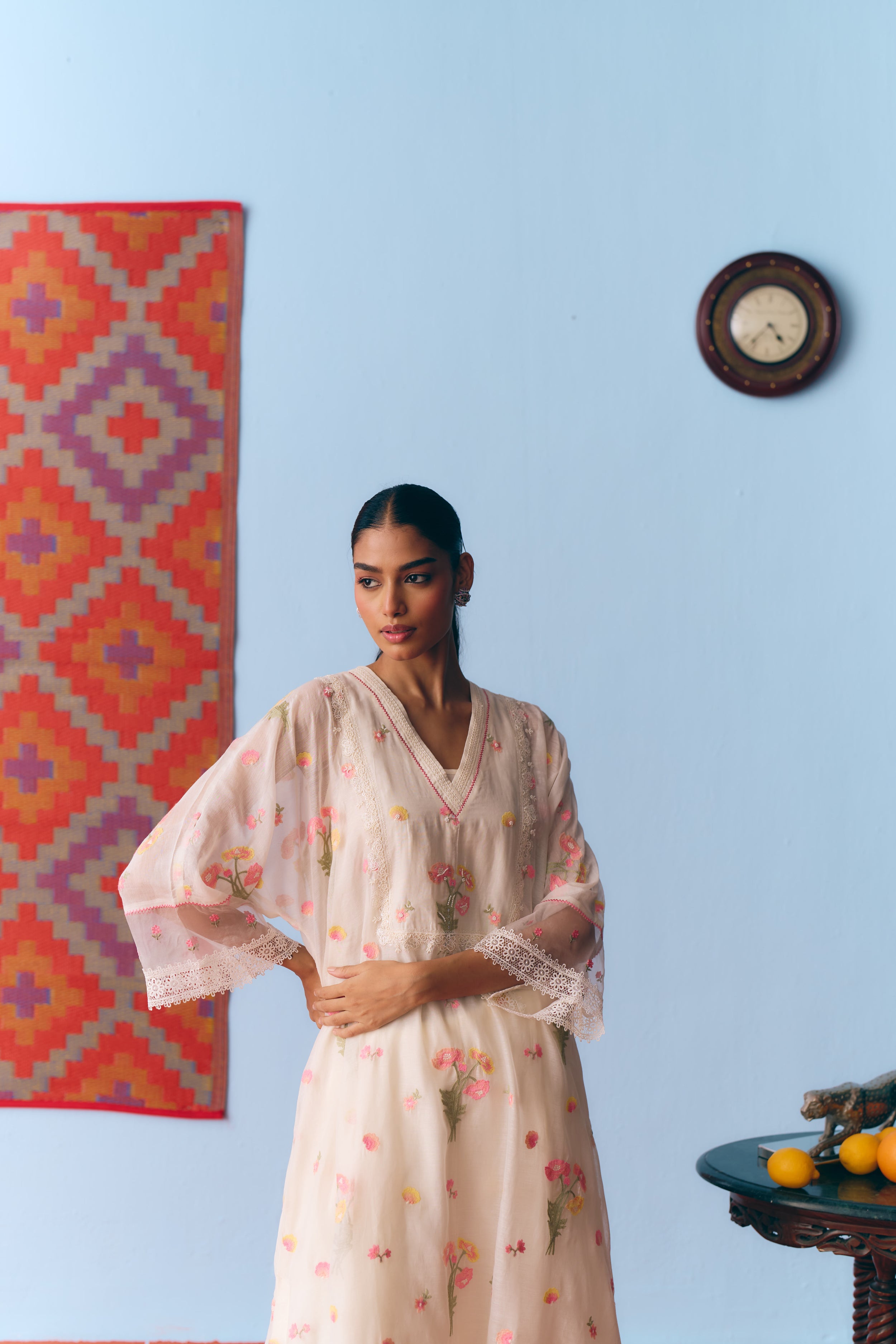 Guldasta Chanderi Kurta Set
