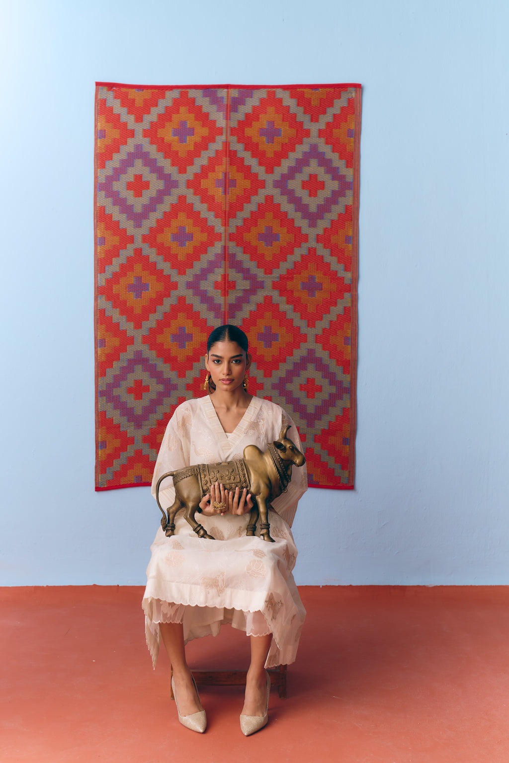 Bhor Chanderi Kurta Set