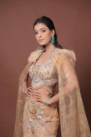 Gold Valeria Skirt Set