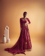Rust Barkat Lehenga
