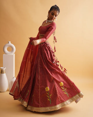 Purple Barkat Lehenga