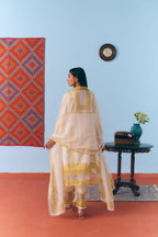 Usha Chanderi Kurta Set