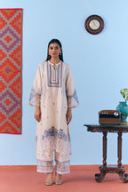 Shaam Chanderi Kurta Set
