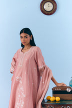 Champa Chanderi Kurta Set