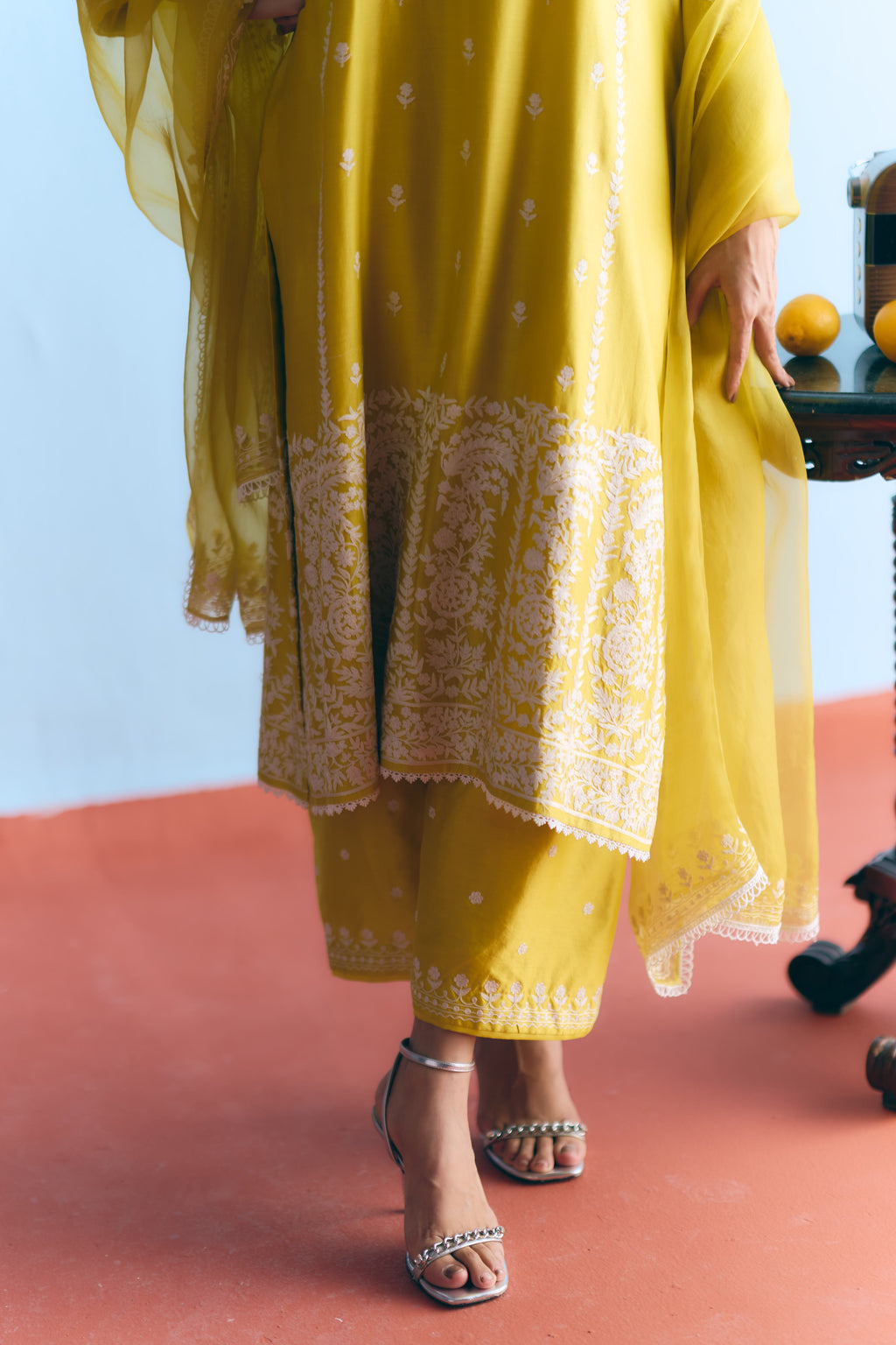 Parchhain Chanderi Kurta Set
