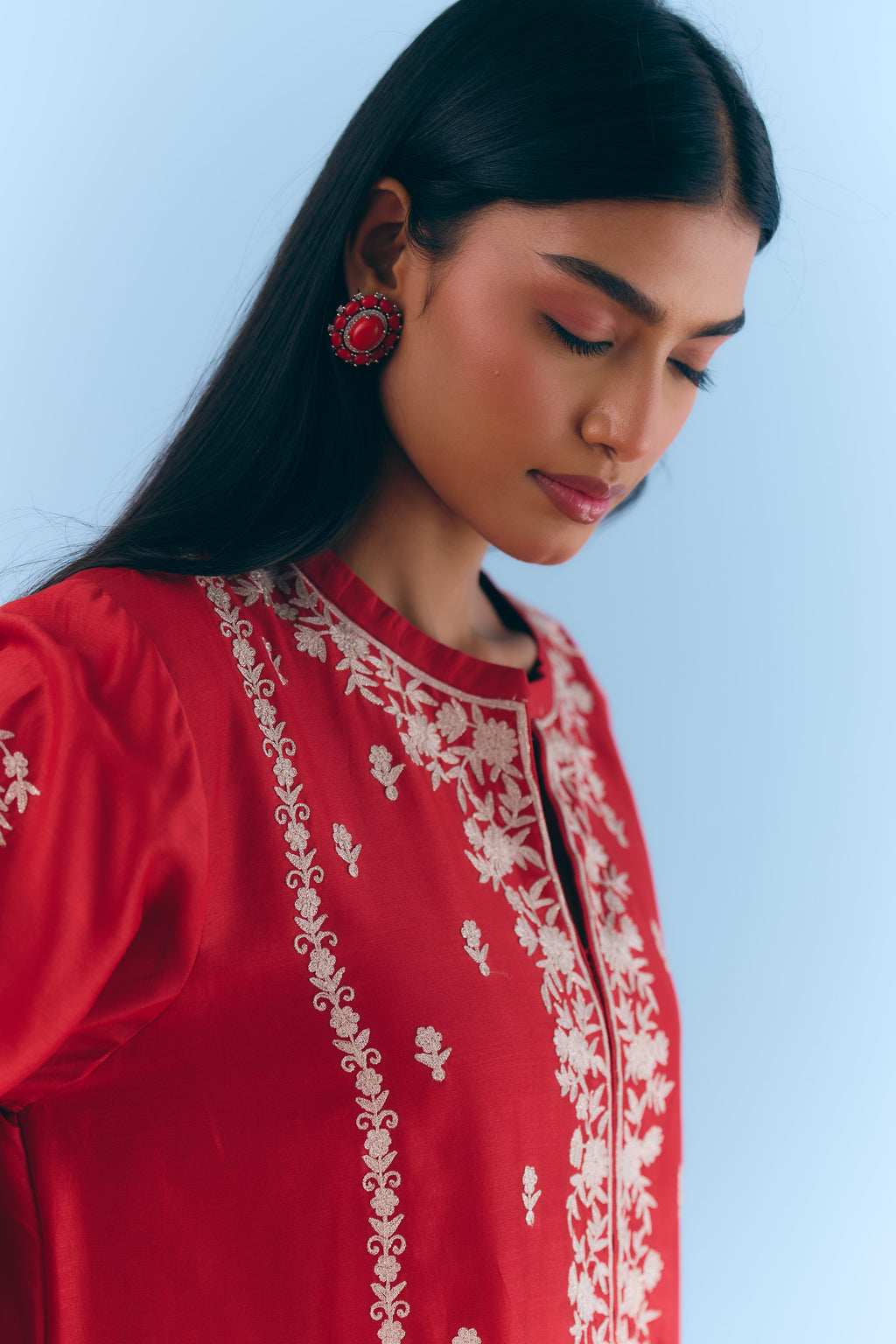 Gulaal Chanderi Kurta Set