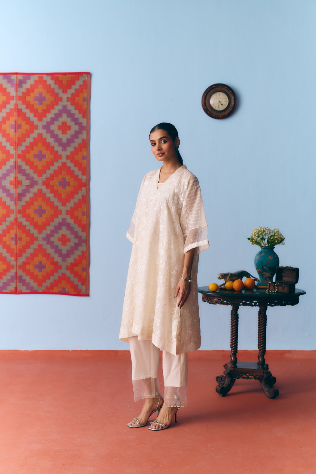 Barfaab Chanderi Kurta Set