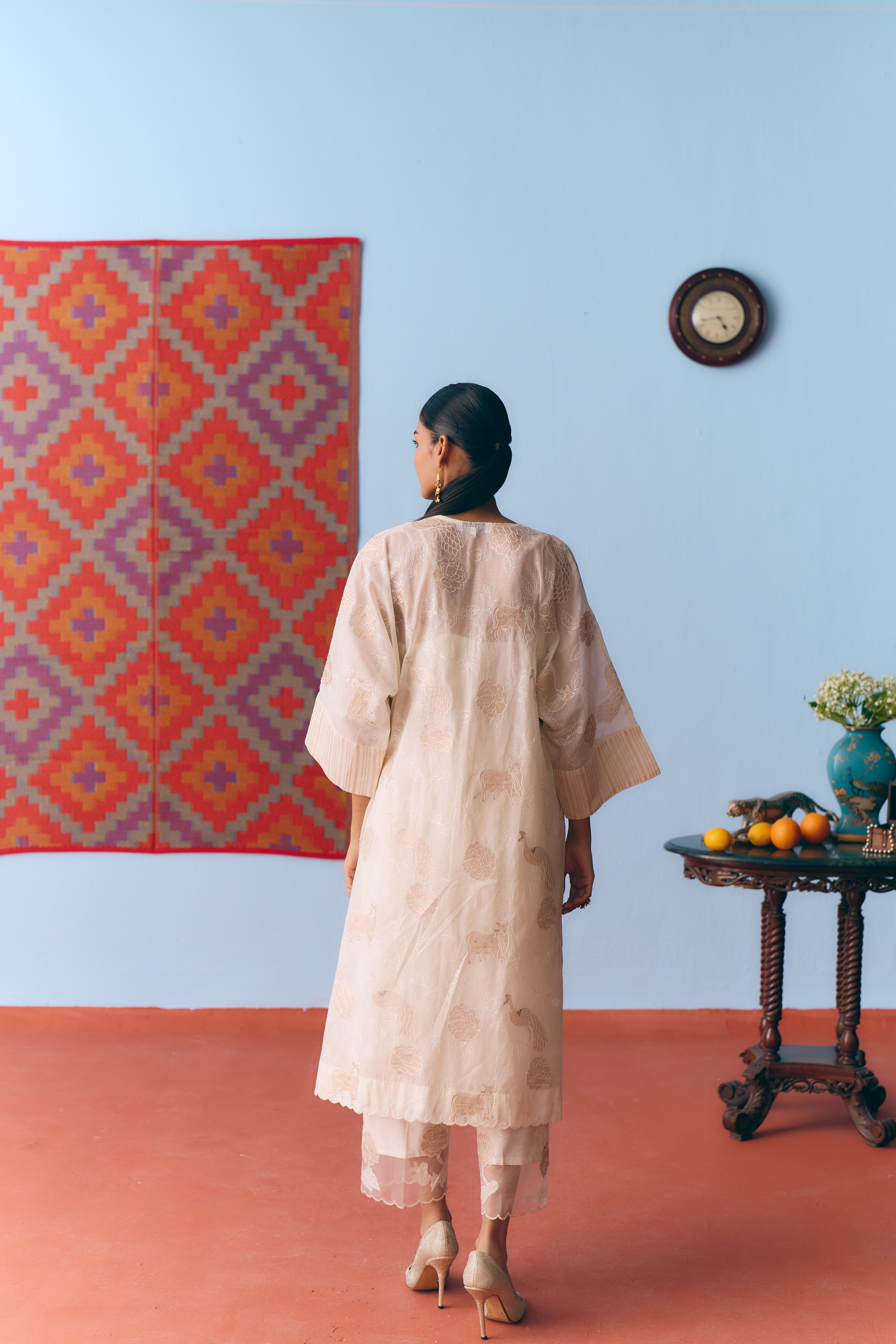Bhor Chanderi Kurta Set