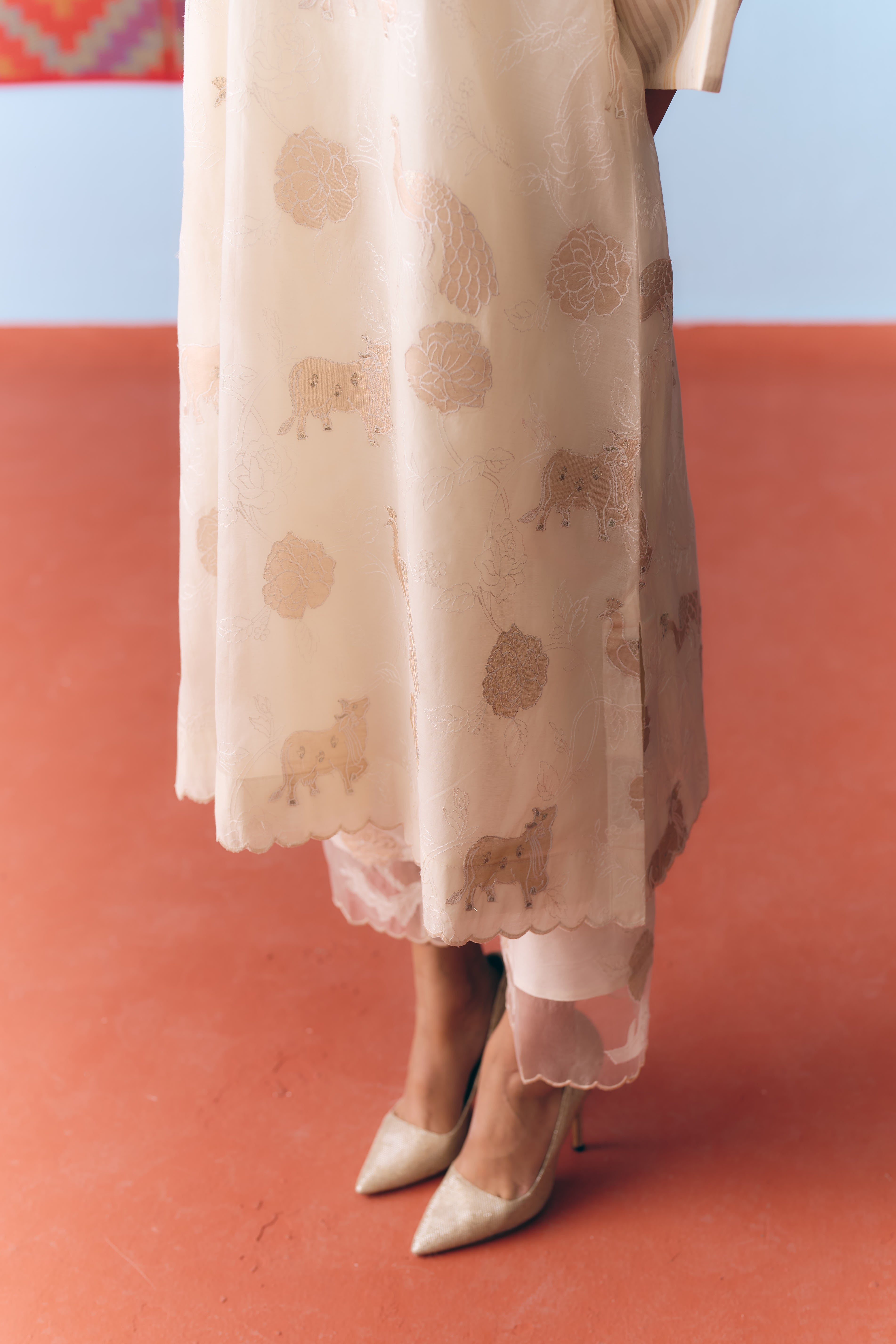 Bhor Chanderi Kurta Set