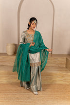 Teal Mist Kurta Set