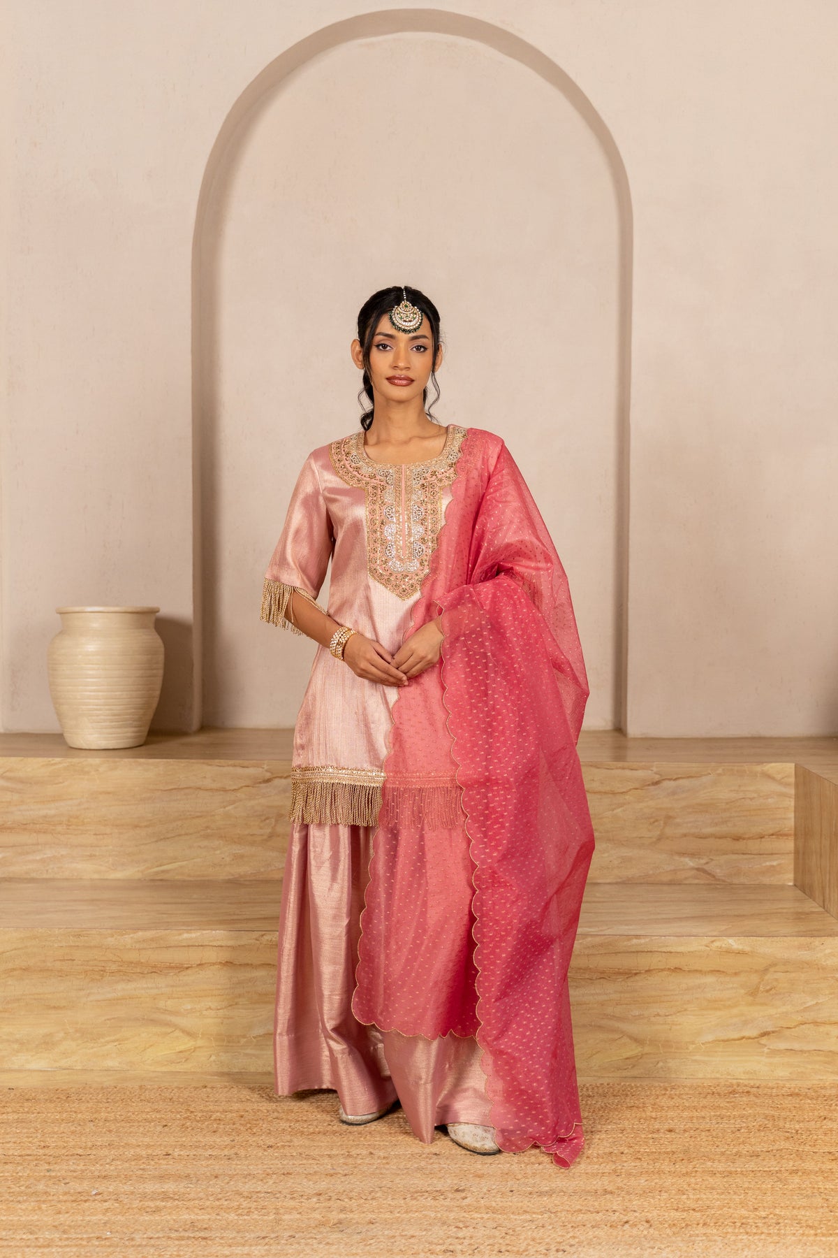 Pink Mist Kurta Set Main image