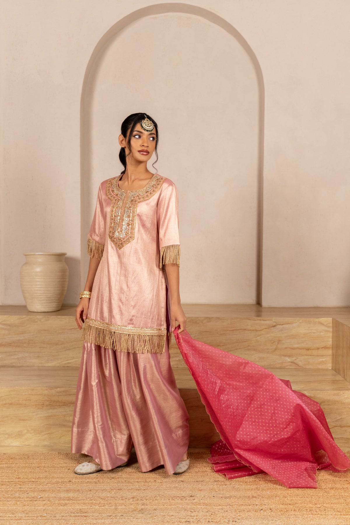Pink Mist Kurta Set