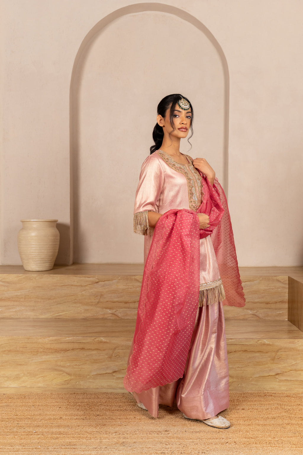 Pink Mist Kurta Set
