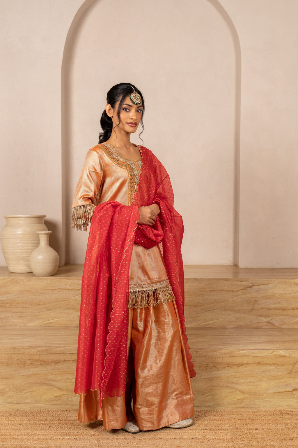 Orange Mist Kurta Set